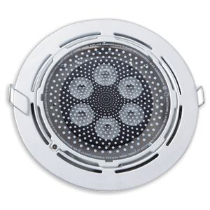recessed light fixture / RGBW LED / round / aluminum