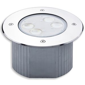 recessed light fixture / LED / round / aluminum