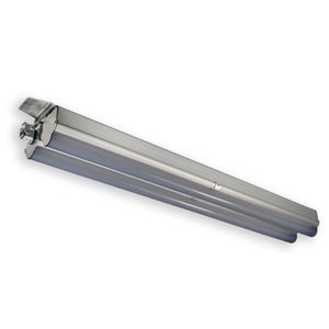 recessed ceiling light fixture / LED / linear / aluminum
