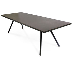 contemporary table / stainless steel / rectangular / for restaurants