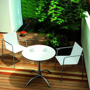 bistrot table / round / garden / contemporary