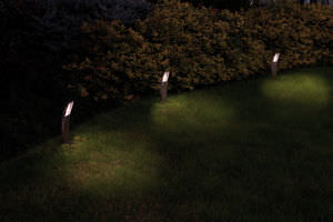 garden bollard light / contemporary / metal / LED