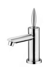 washbasin mixer tap / chrome-plated brass / bathroom / 1-hole