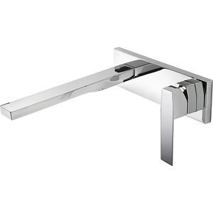washbasin mixer tap / built-in / metal / bathroom