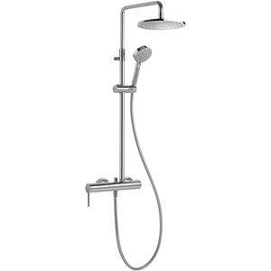 wall-mounted shower set / contemporary / with hand shower / with adjustable shower head