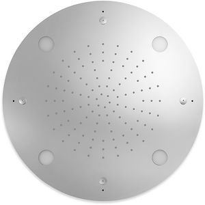 recessed ceiling shower head / round / rain / with chromotherapy
