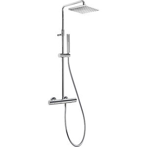 wall-mounted shower set / contemporary / with hand shower / thermostatic