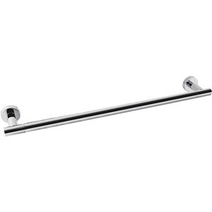1-bar towel rack / wall-mounted / metal