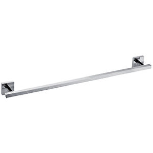 1-bar towel rack / wall-mounted / metal