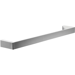 1-bar towel rack / wall-mounted / metal