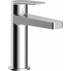 washbasin mixer tap / chromed metal / bathroom / 1-hole