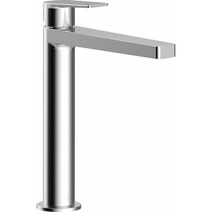 washbasin mixer tap / chromed metal / bathroom / 1-hole