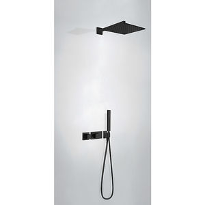 wall-mounted shower set / contemporary / rain / thermostatic