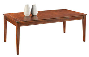 traditional dining table / beech / cherrywood / rectangular