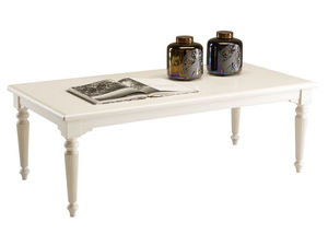 Louis Philippe style coffee table / beech / cherrywood / rectangular