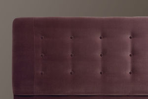 double bed headboard / contemporary / fabric