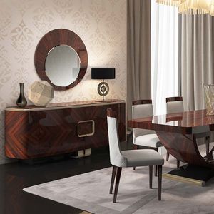 contemporary sideboard / lacquered wood