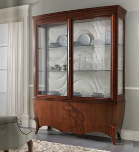 classic china cabinet / glass / wooden