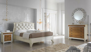 traditional chest of drawers / wooden / lacquered wood / brown