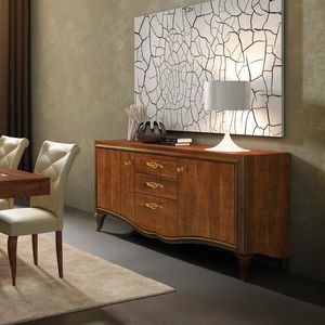 classic sideboard / wooden / lacquered wood