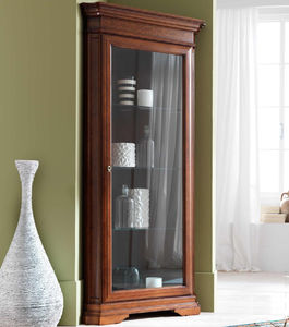 traditional china cabinet / glass / wooden