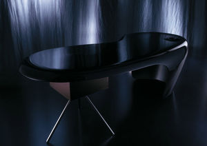 executive desk / lacquered wood / contemporary / commercial