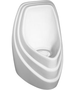 wall-mounted urinal / ceramic
