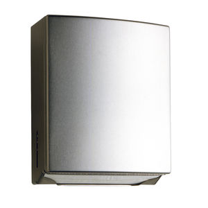 wall-mounted paper towel dispenser / stainless steel