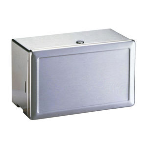 wall-mounted paper towel dispenser / stainless steel