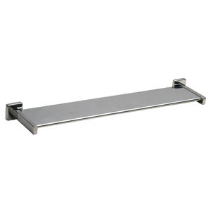 wall-mounted shelf / contemporary / stainless steel / for professional use