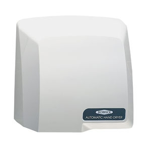 automatic hand dryer / wall-mounted / plastic