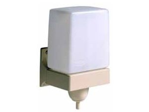 commercial soap dispenser / wall-mounted / polyethylene / manual