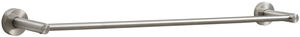 1-bar towel rack / wall-mounted / stainless steel / for hotels