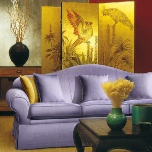 upholstery fabric / plain / cotton / linen