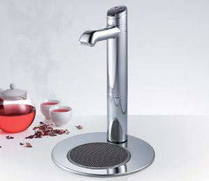 sink single tap / free-standing / metal / standard