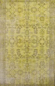 contemporary rug / floral pattern / rectangular / custom