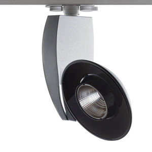 LED track light / round / polycarbonate / commercial