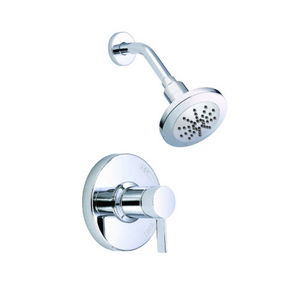 recessed wall shower set / contemporary / with fixed shower head