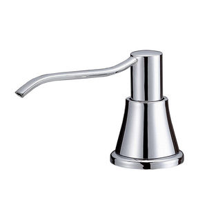 commercial soap dispenser / free-standing / brass / manual