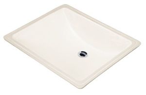 built-in washbasin / rectangular / contemporary