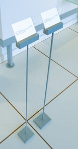 indoor display panel / stainless steel