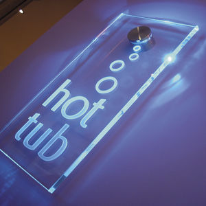 metal fastening system / for walls / for signage / illuminated