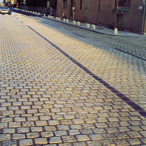 engineered stone paver / drive-over / for public spaces / made from recycled materials