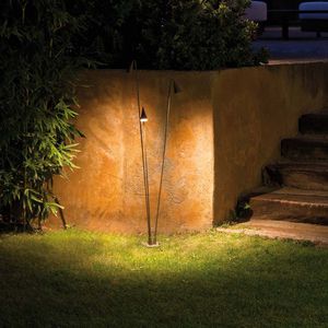 floor-standing lamp / contemporary / aluminum / steel