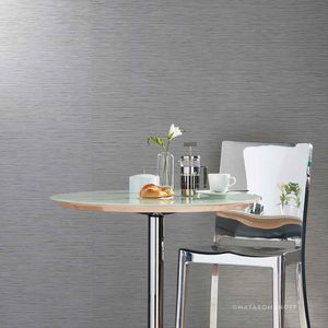 vinyl wallcovering / commercial / brushed / fabric look