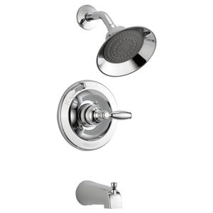 recessed wall shower set / contemporary / with adjustable shower head