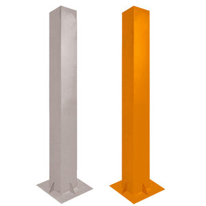 access control bollard / aluminum / for parking lots / high