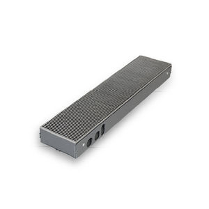 low-temperature convector / hot water / metal / contemporary