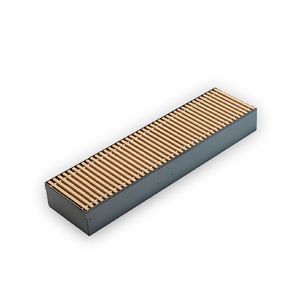 low-temperature convector / hot water / metal / contemporary
