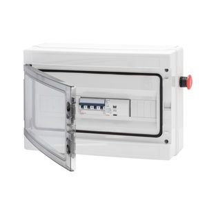 wall-mounted electrical enclosure / industrial / equipped / with door